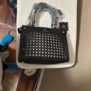 Nanette Lepore Black Cut-Out Purse